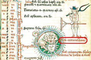 Dies caniculares in medieval calendar